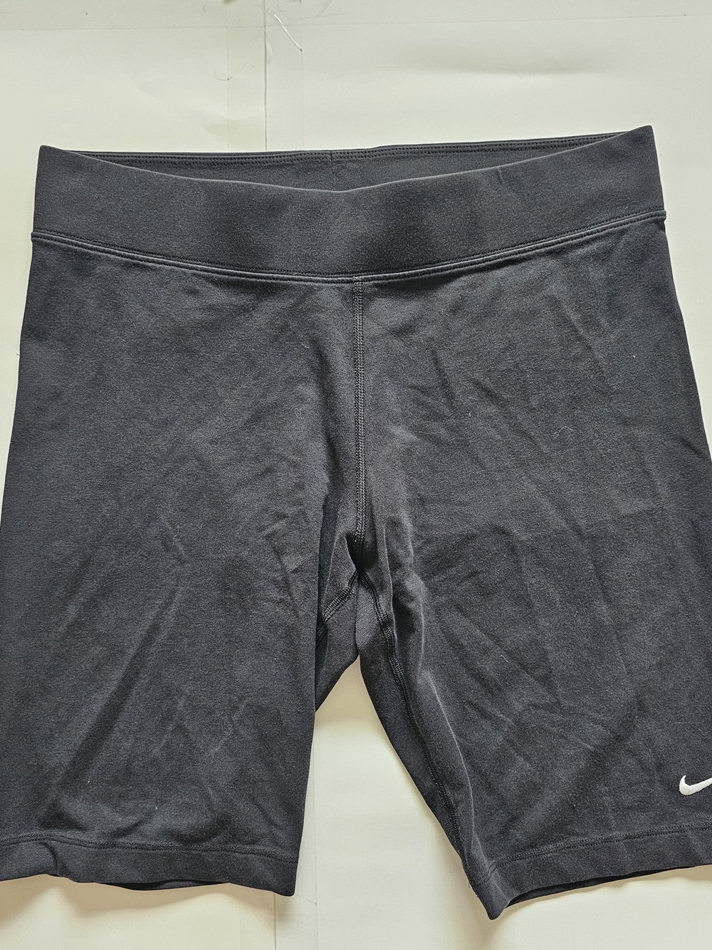 Nike Black Girls' Athletic Bike Shorts with Swoosh